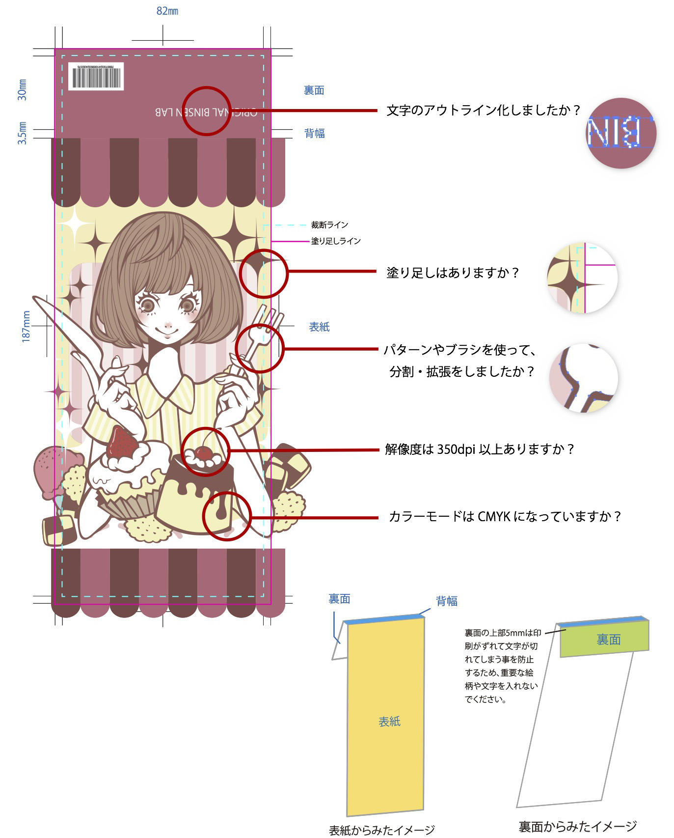 データ入稿について 便箋 一筆箋の制作 印刷ならオリジナル便箋工房